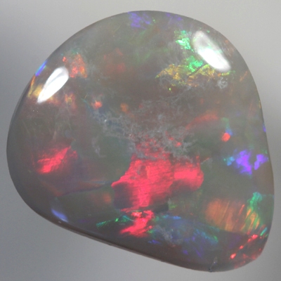 SOLID SEMI BLACK OPAL Bright rolling flashes SEE VIDEO